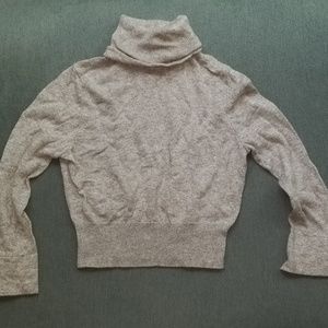 Cropped Turtleneck Sweater